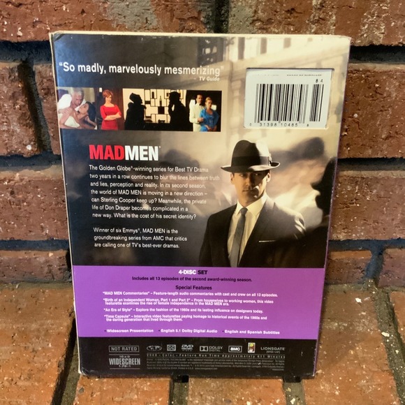 Mad Men Season Two DVD 4 Disc Set 2008 - Picture 2 of 3